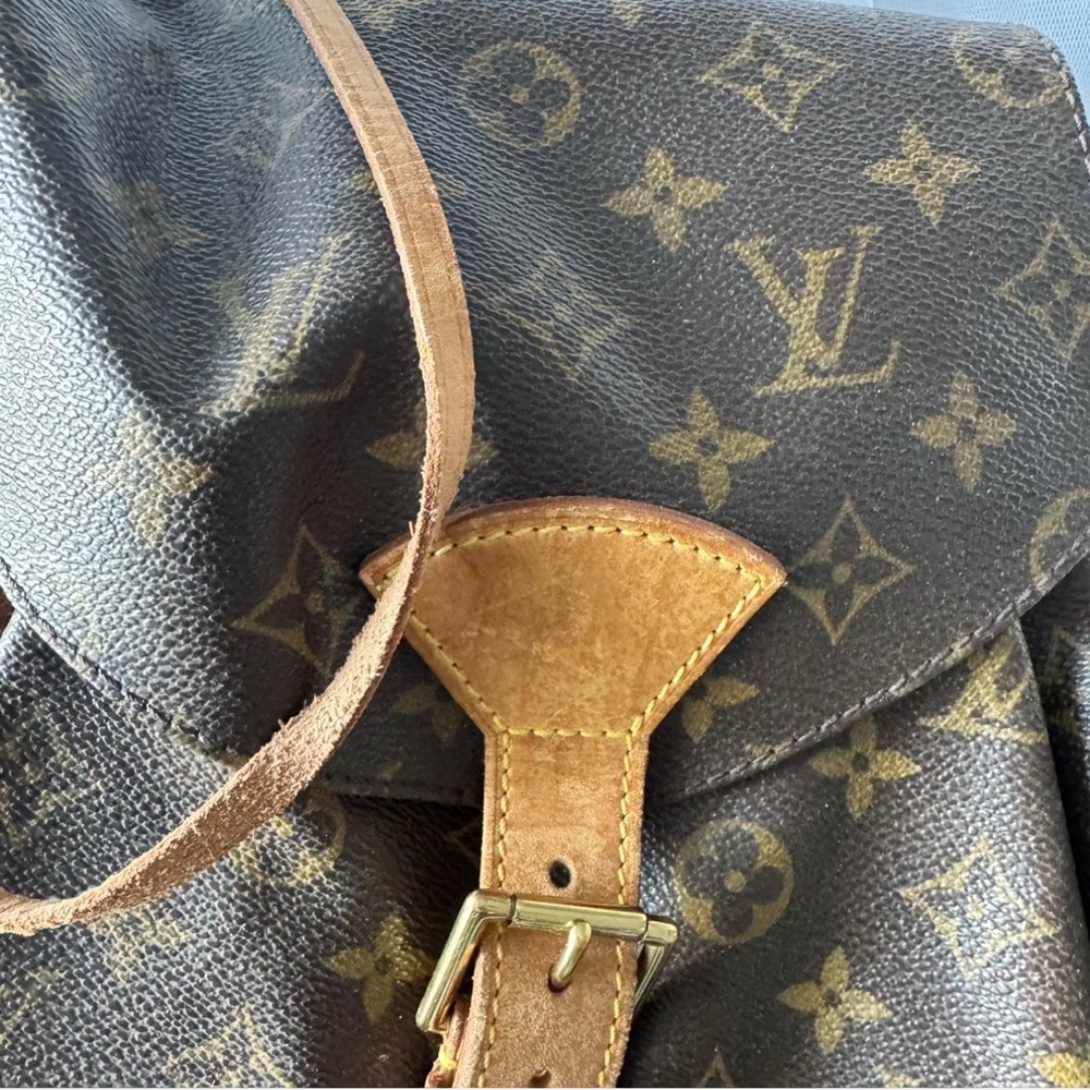 Louis Vuitton Brown Monogram Backpack - Picture 4 of 6